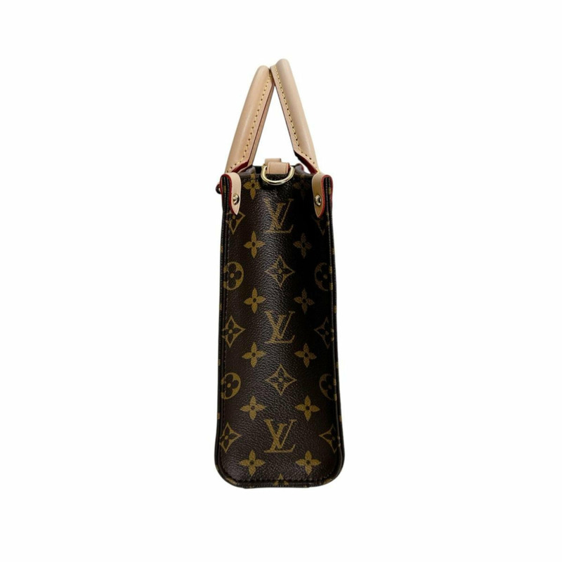 路易威登 LOUIS VUITTON 手提包 Sac Plat BB Monogram 帆布 M46265 棕色-3