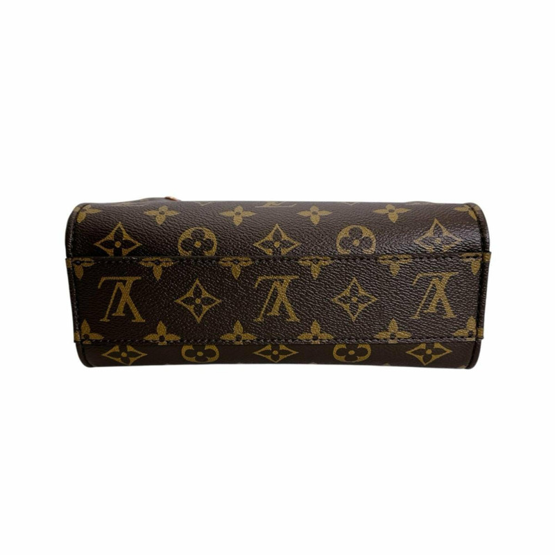 路易威登 LOUIS VUITTON 手提包 Sac Plat BB Monogram 帆布 M46265 棕色-4
