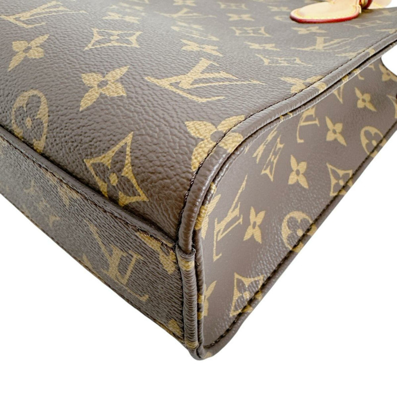 路易威登 LOUIS VUITTON 手提包 Sac Plat BB Monogram 帆布 M46265 棕色-7