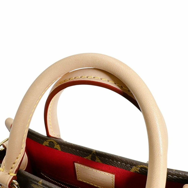 路易威登 LOUIS VUITTON 手提包 Sac Plat BB Monogram 帆布 M46265 棕色-9