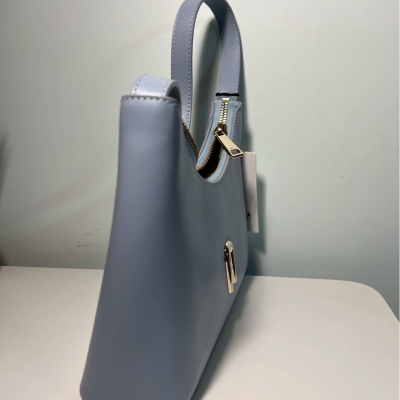 FURLA DIAMANTE SHOULDER BAG (S)天藍色經典logo肩背包-1