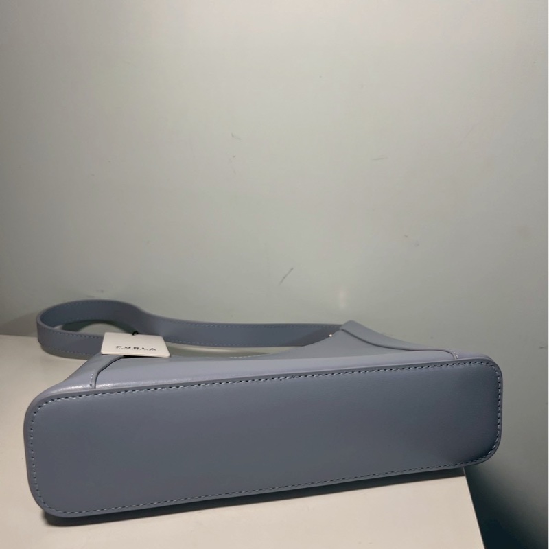 FURLA DIAMANTE SHOULDER BAG (S)天藍色經典logo肩背包-8