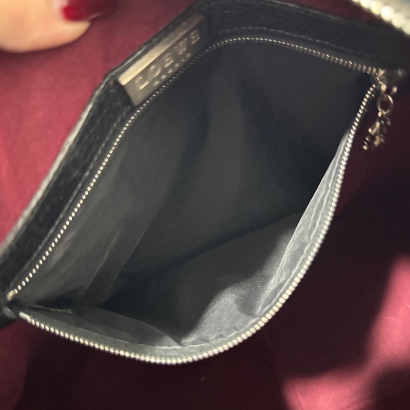 loewe羅意威 黑色hobo腋下包 34x26-7