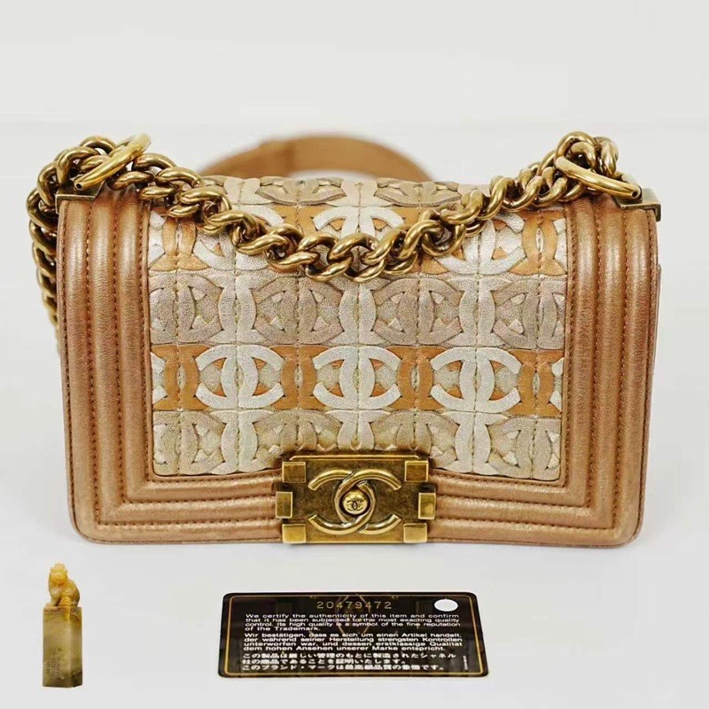Chanel • Le Boy 20 金色金釦杜拜宮廷系列 小號-2