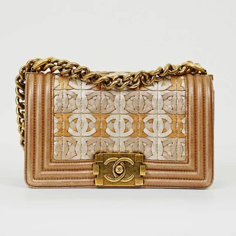 Chanel • Le Boy 20 金色金釦杜拜宮廷系列 小號-3