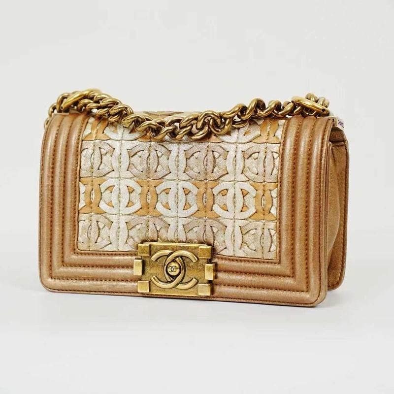 Chanel • Le Boy 20 金色金釦杜拜宮廷系列 小號-4