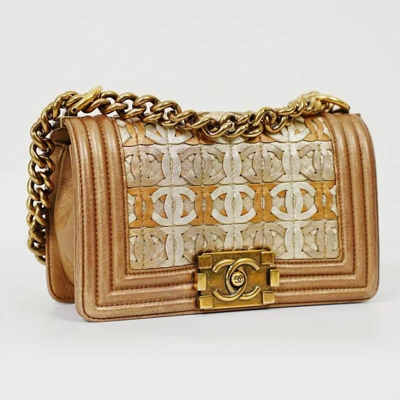 Chanel • Le Boy 20 金色金釦杜拜宮廷系列 小號-5