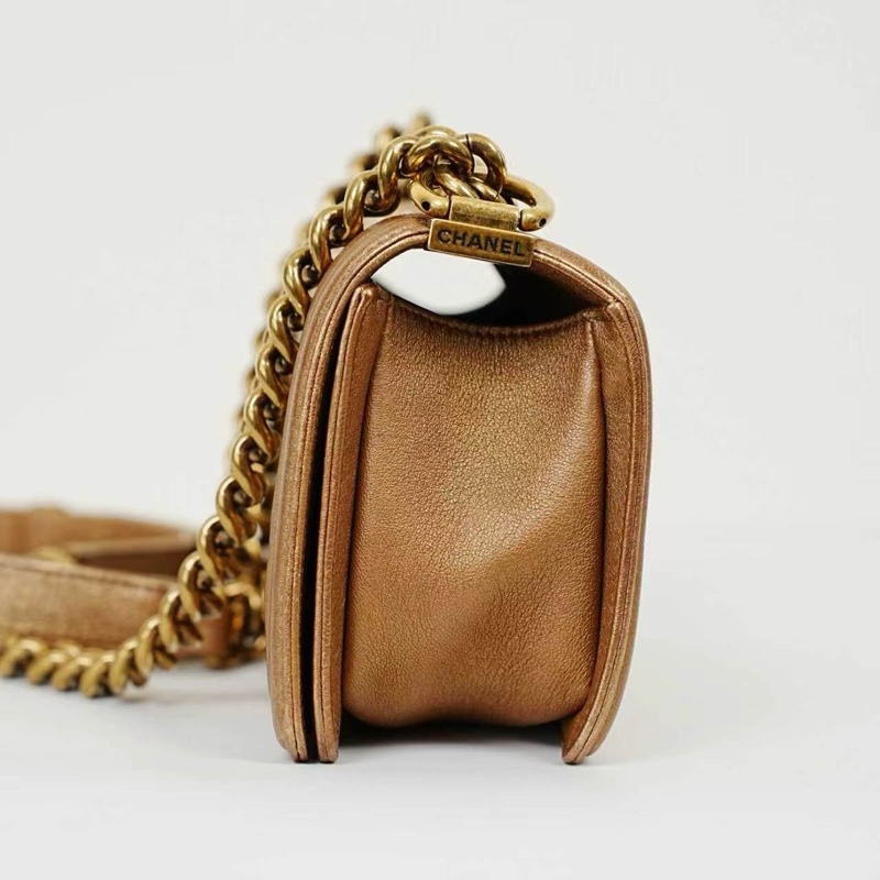 Chanel • Le Boy 20 金色金釦杜拜宮廷系列 小號-8
