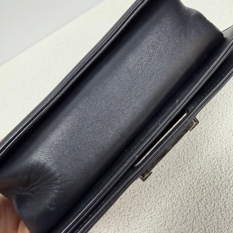 Chanel • Le Boy 20 限量黑白編織牛皮 小號-8