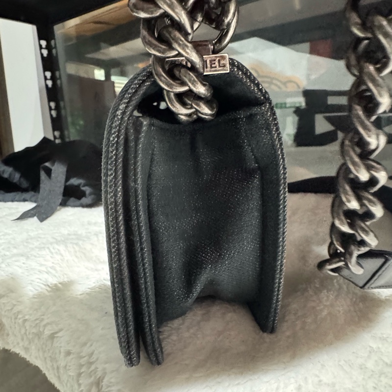 Chanel • Le Boy 20 丹寧牛仔銀釦 小號-3