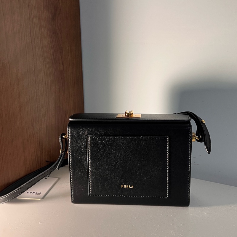 FURLA ARCO MINI SHOULDER BAG 小黑盒 飯盒包-0