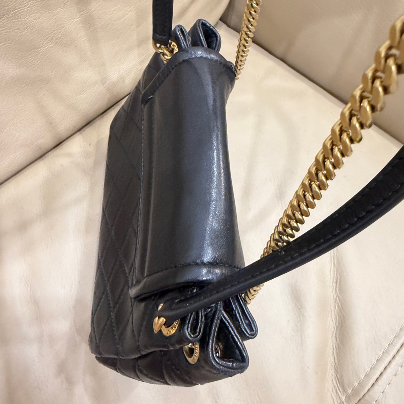 🈶購證❤️ ysl #黑金 #nolita #小方胖 #鏈條包-4