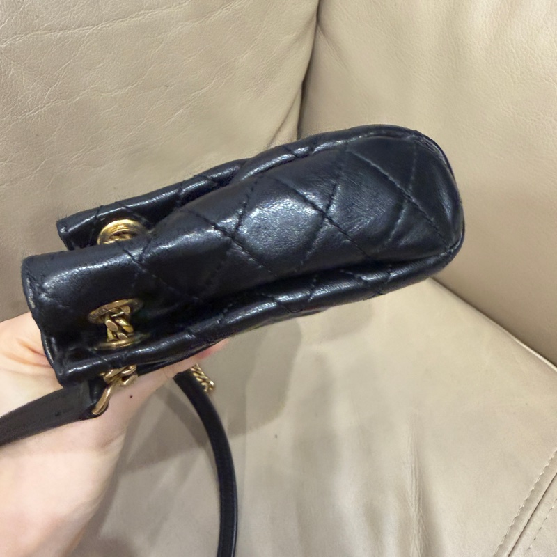 🈶購證❤️ ysl #黑金 #nolita #小方胖 #鏈條包-8