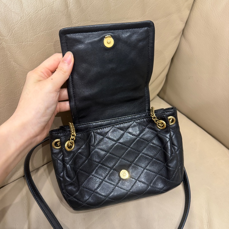 🈶購證❤️ ysl #黑金 #nolita #小方胖 #鏈條包-10