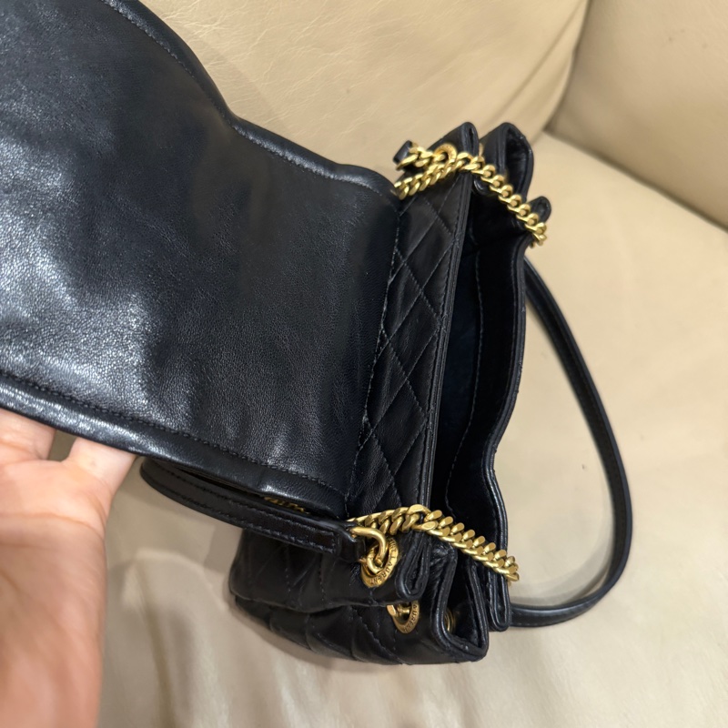 🈶購證❤️ ysl #黑金 #nolita #小方胖 #鏈條包-11