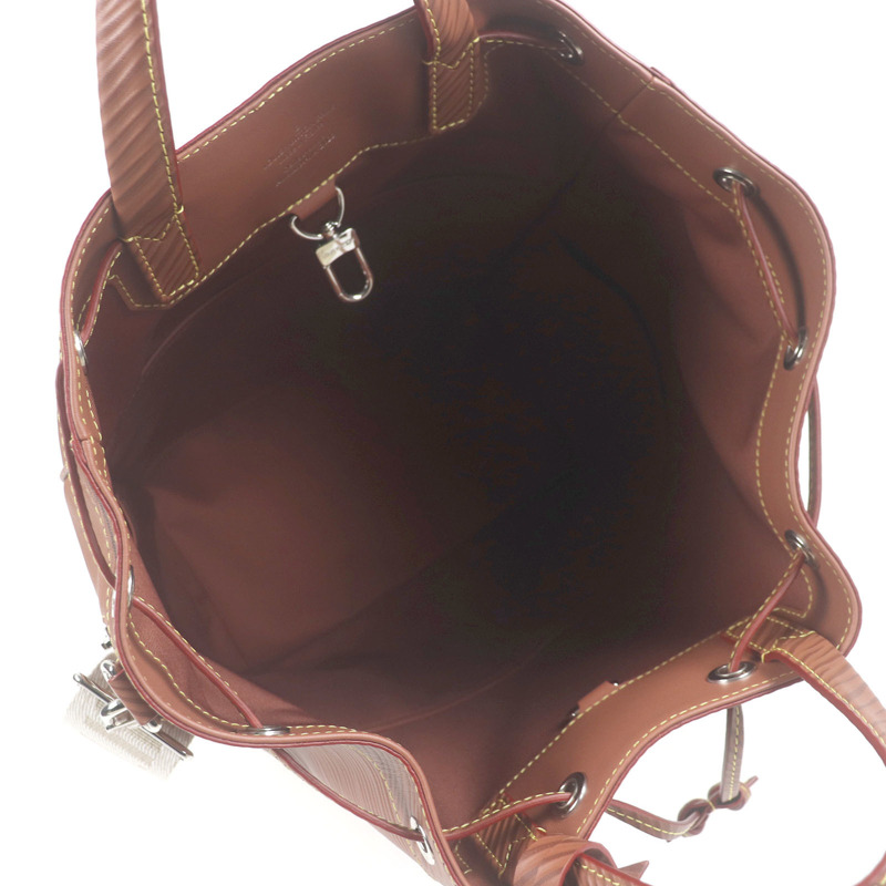 路易威登 M23117 Maxi Noe Sling Epi XL 兩用皮革單肩包/手提包 棕色 法國製造 男士-3