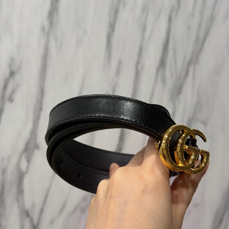 99新❤️80碼❤️ gucci #黑金 #淡金釦 #皮帶 #腰帶-2
