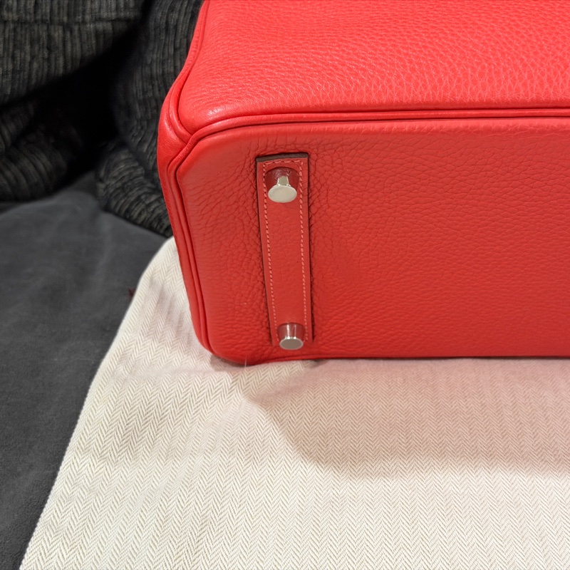 全新❤️ 愛馬仕 #birkin30 #蕃茄紅 #鉑金30 #銀扣-10