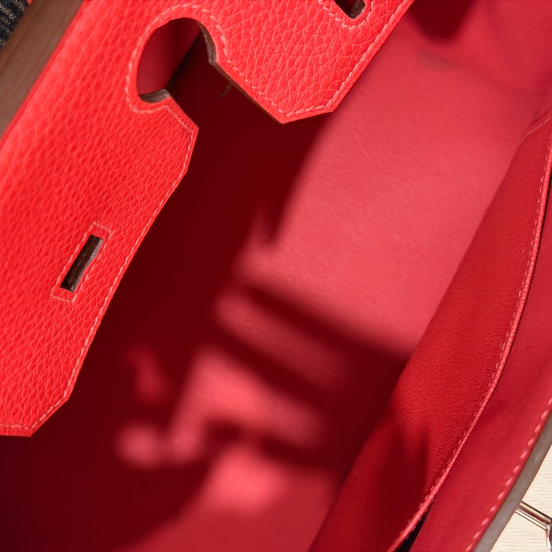全新❤️ 愛馬仕 #birkin30 #蕃茄紅 #鉑金30 #銀扣-14