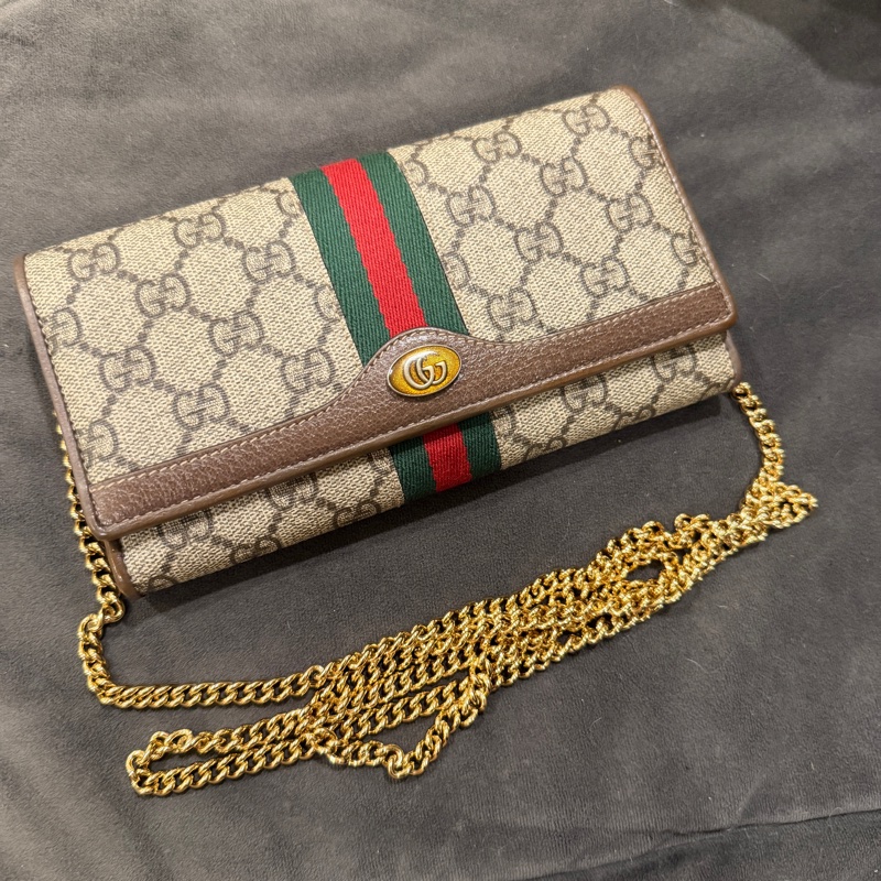 99新🈶購證❤️ gucci #老花 #鏈條包 #woc #手機包-2