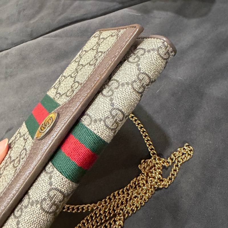 99新🈶購證❤️ gucci #老花 #鏈條包 #woc #手機包-7