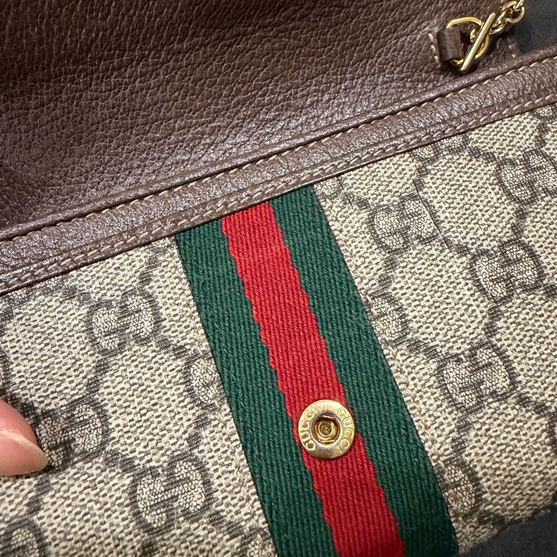 99新🈶購證❤️ gucci #老花 #鏈條包 #woc #手機包-11