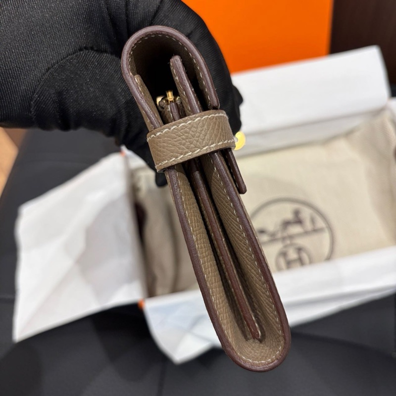 🌈Hermes🧡Kelly Wallet長銀包🧡大象灰金扣🌟未使用閑置🌈Epsom皮🌟kellywallet🌟kelly🌟hermeswallet🌟愛馬仕🌟-4