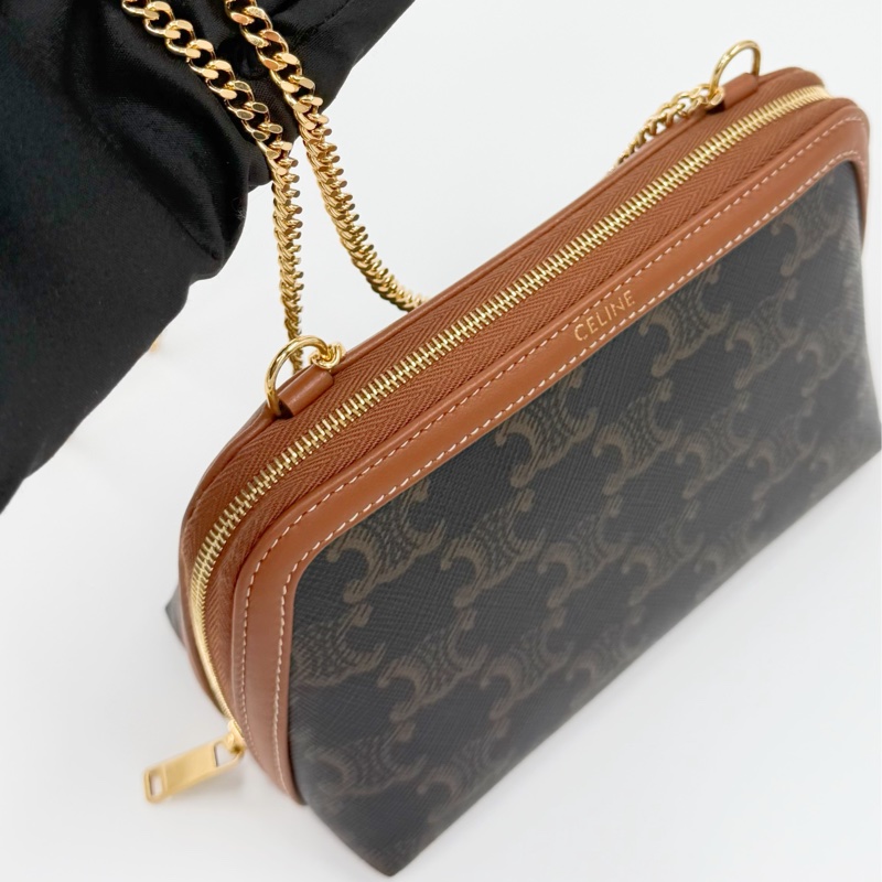 Celine 經典老花貝殼鏈條包｜✨Wisher惟奢名品✨-7