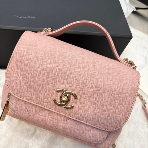 Chanel 乾燥玫瑰粉 郵差包 斜背 手拿
