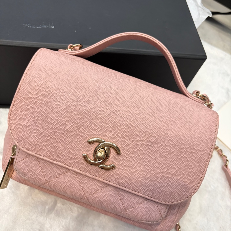 Chanel 乾燥玫瑰粉 郵差包 斜背 手拿-0