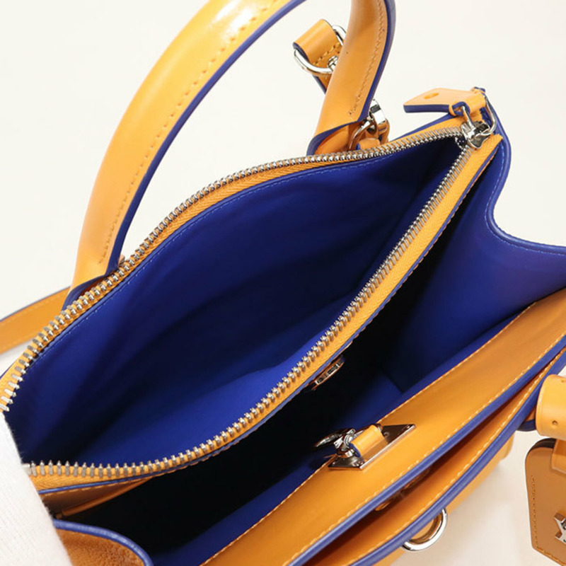 路易威登 (LOUIS VUITTON) City Steamer PM 兩用手提包，Taurillon 皮革，女士，橙色-3