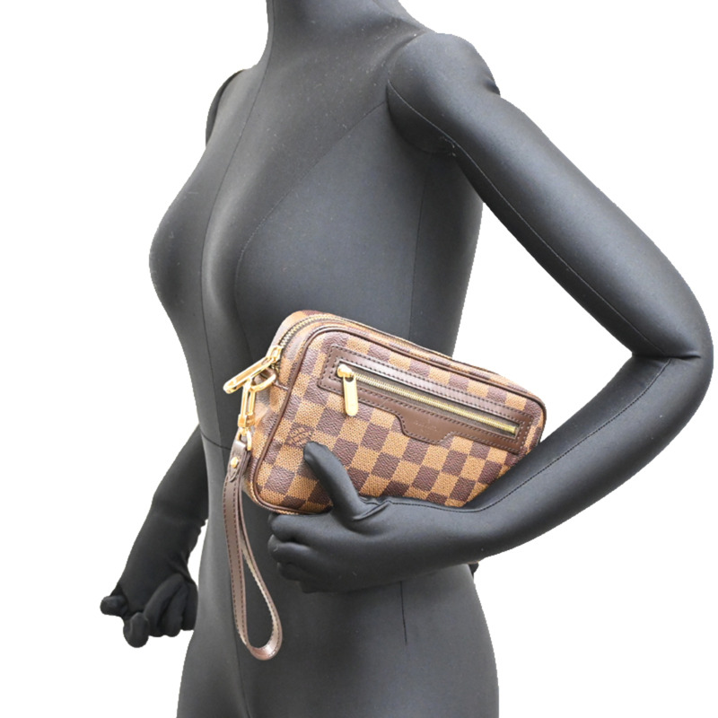 路易威登 Pochette Billet Macao 男女單肩包 N61739(已停產)Damier Brown-7