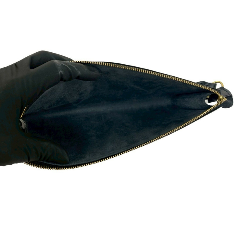 路易威登 Vintage Pochette Accessoires Epi 皮革迷你手提包，黑色 50125-8