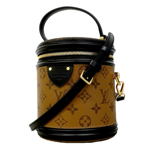 路易威登 Monogram Reverse Cannes 手提包 M43986 棕色 女士兩用包