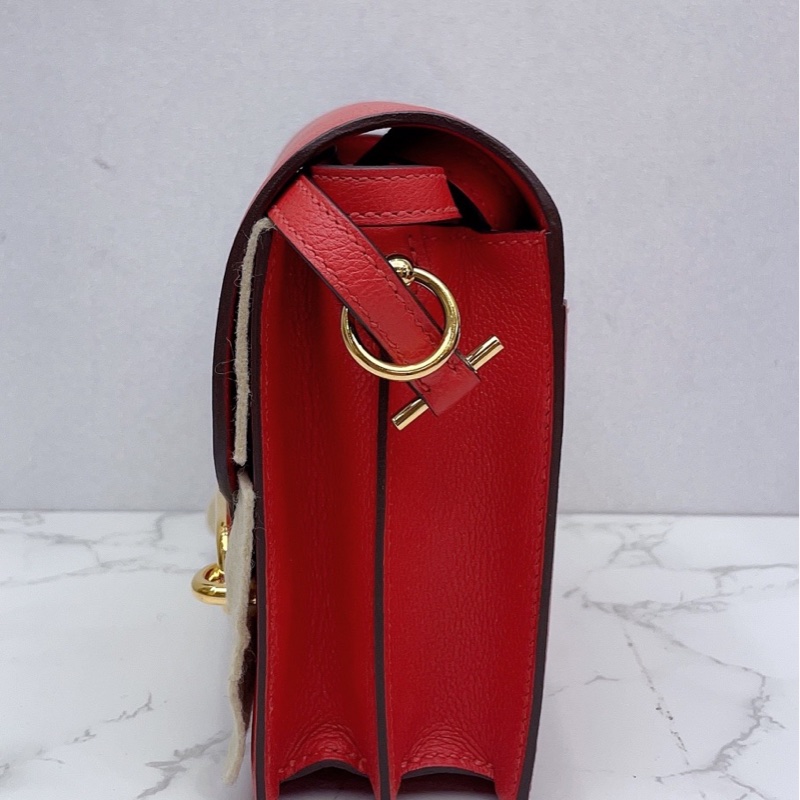 99.8新Hermes 愛馬仕 roulis19 豬鼻子 mini 熱門款 附件：全套-2