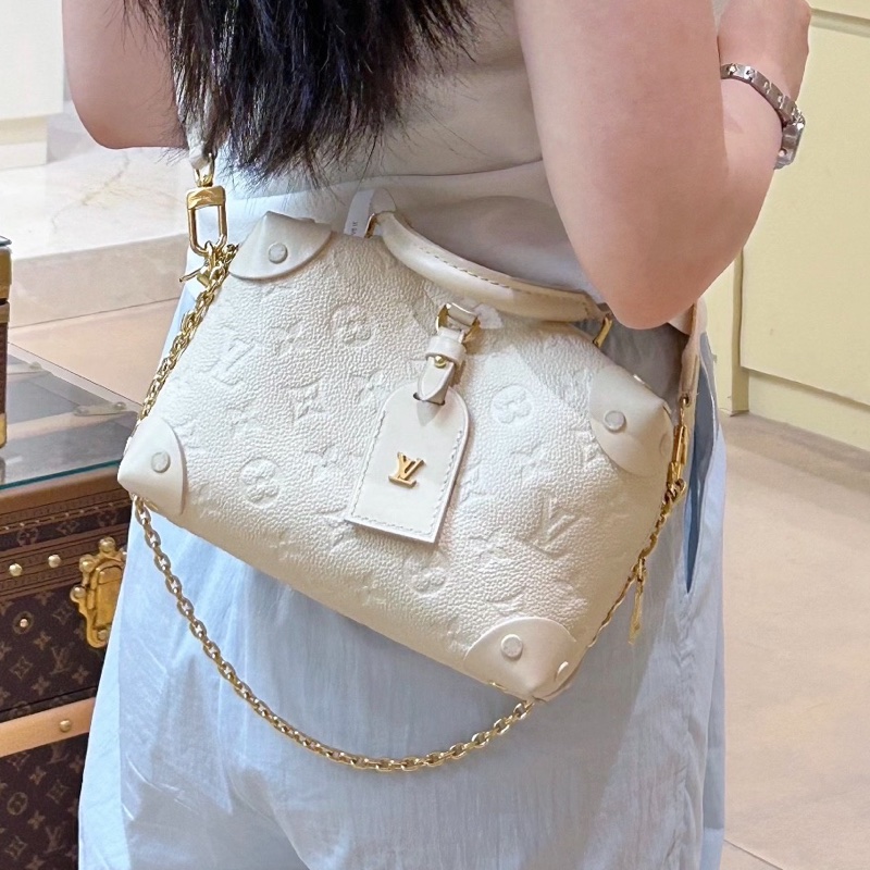 Louis Vuitton 路易威登 白色八角盒子斜挎包 20s-0