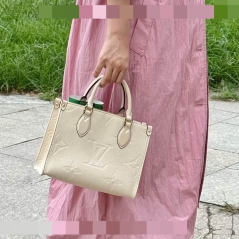 Louis Vuitton 路易威登 白色小號onthego 芯片