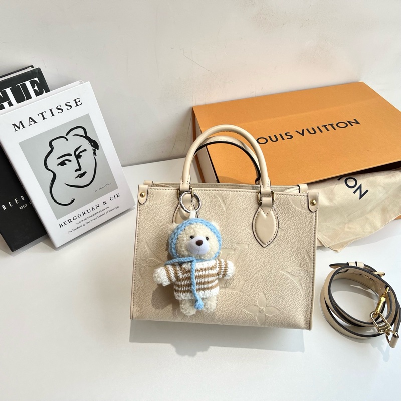 Louis Vuitton 路易威登 白色小號onthego 芯片-1
