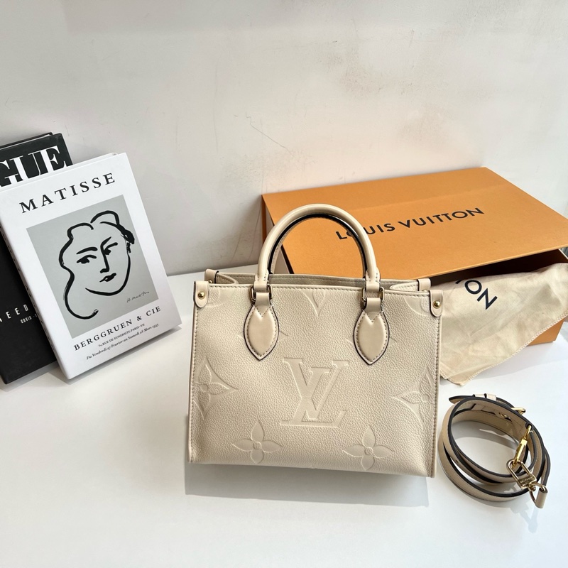 Louis Vuitton 路易威登 白色小號onthego 芯片-2