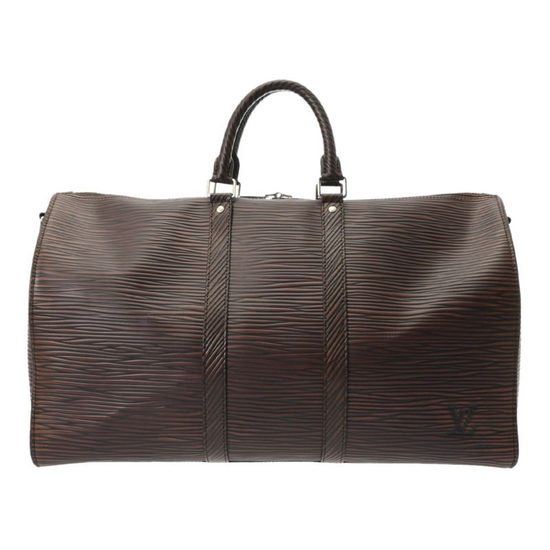 路易威登 Louis Vuitton Epi XL 2025 春夏男士精選 Keepall Bandoulière 50 棕色 M12691 皮革波士頓包 A 級二手 Ginzo-1