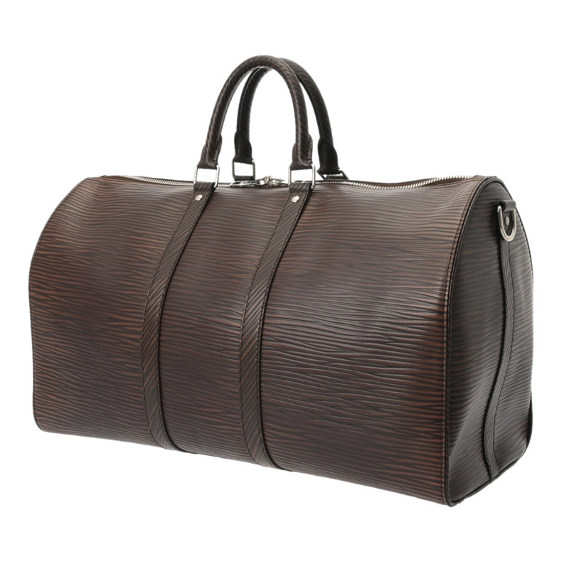 路易威登 Louis Vuitton Epi XL 2025 春夏男士精選 Keepall Bandoulière 50 棕色 M12691 皮革波士頓包 A 級二手 Ginzo-2