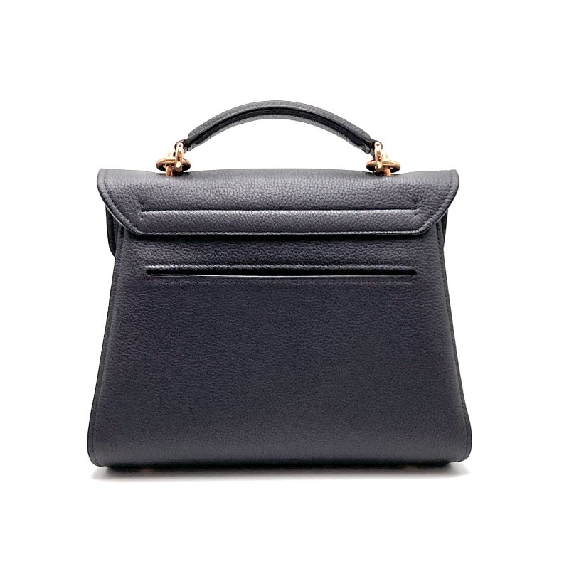 FERRAGAMO 灰金馬蹄扣 手提肩背包 26*19*11 98新配件塵袋-5