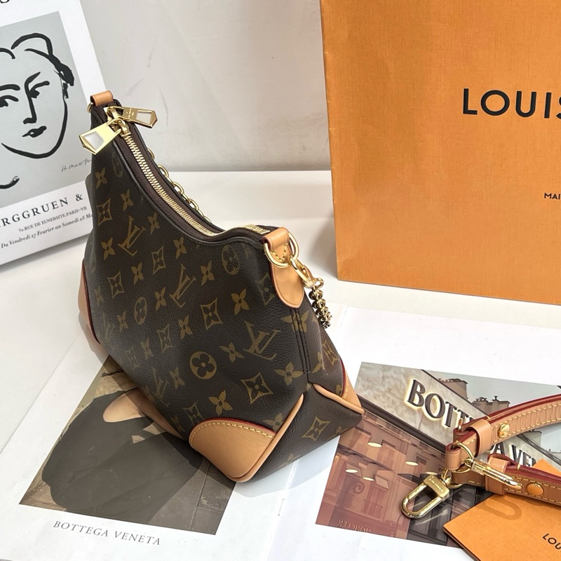 Louis Vuitton 路易威登 黄牛角斜挎包 芯片 25年票-4