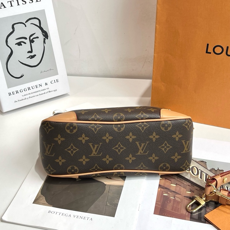Louis Vuitton 路易威登 黄牛角斜挎包 芯片 25年票-6