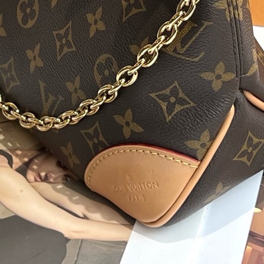 Louis Vuitton 路易威登 黄牛角斜挎包 芯片 25年票-8