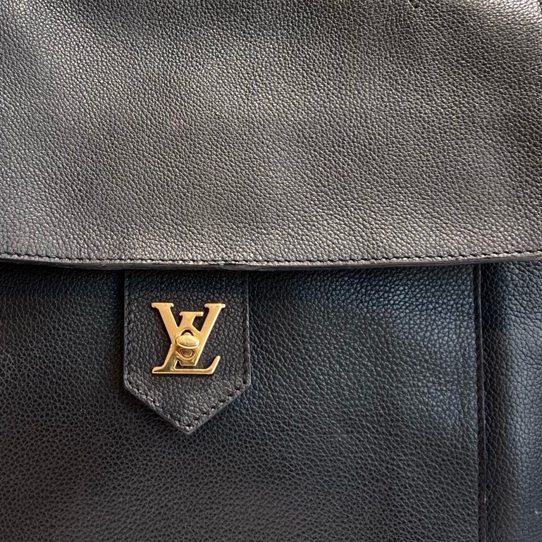 Louis Vuitton 路易威登 lockme全皮黑色 14s-8