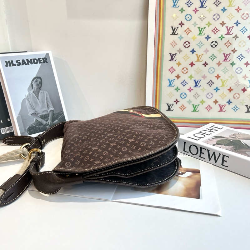 Louis Vuitton路易威登 美國帆船賽系列限量 中古斜挎 05s 底長30-3