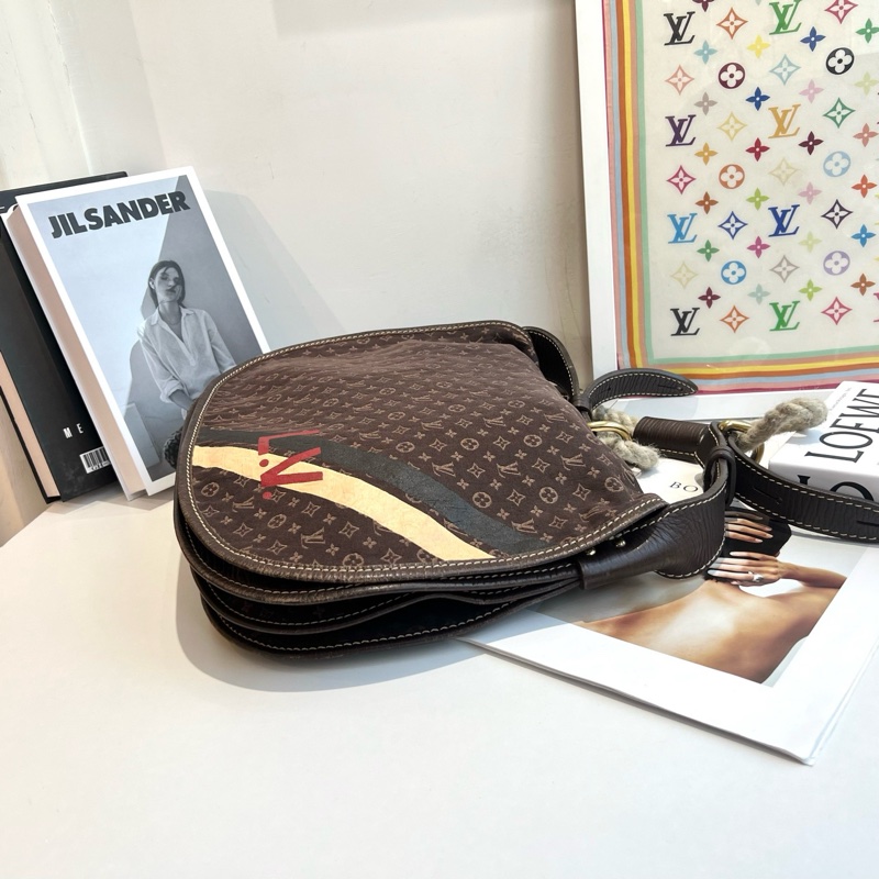 Louis Vuitton路易威登 美國帆船賽系列限量 中古斜挎 05s 底長30-4