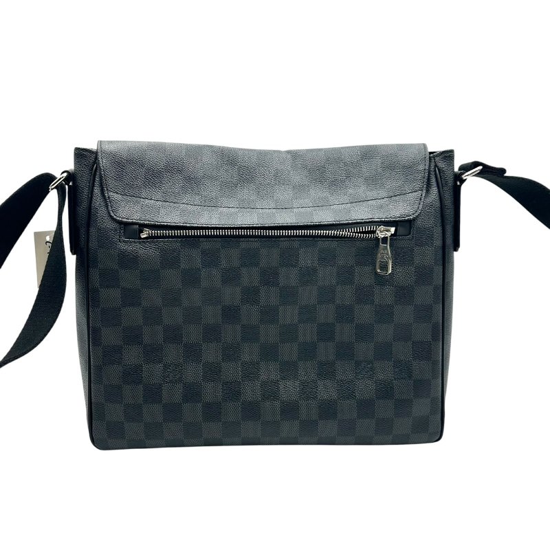 【美收精品】LOUIS VUITTON 黑棋盤格側肩包C-494【隔月月中將轉賣至日本 上架期限30天】-2