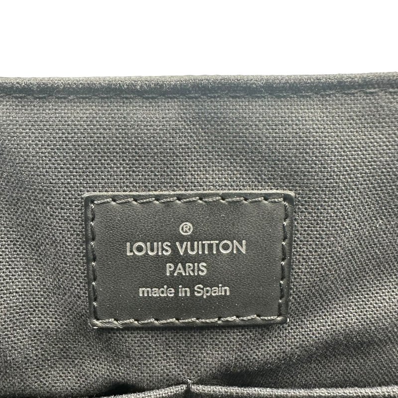 【美收精品】LOUIS VUITTON 黑棋盤格側肩包C-494【隔月月中將轉賣至日本 上架期限30天】-11